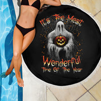 It's The Most Wonderful Time Halloween Beach Blanket - Wonder Print Shop