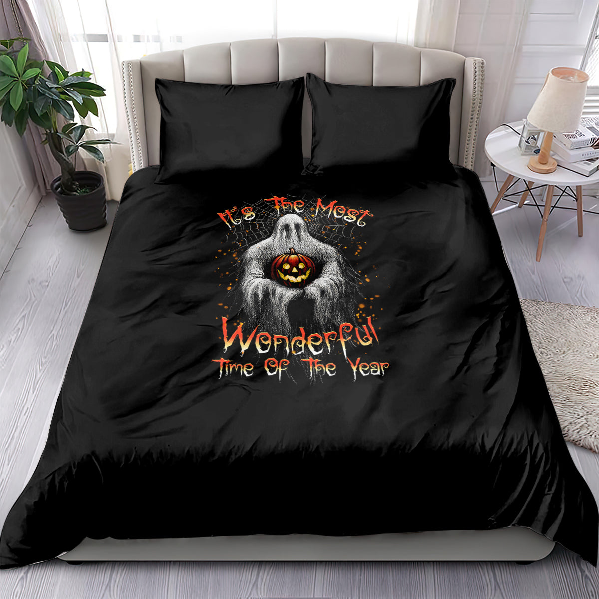 It's The Most Wonderful Time Halloween Bedding Set - Wonder Print Shop