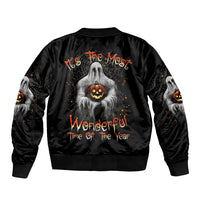 It's The Most Wonderful Time Halloween Bomber Jacket - Wonder Print Shop