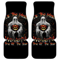 It's The Most Wonderful Time Halloween Car Mats - Wonder Print Shop