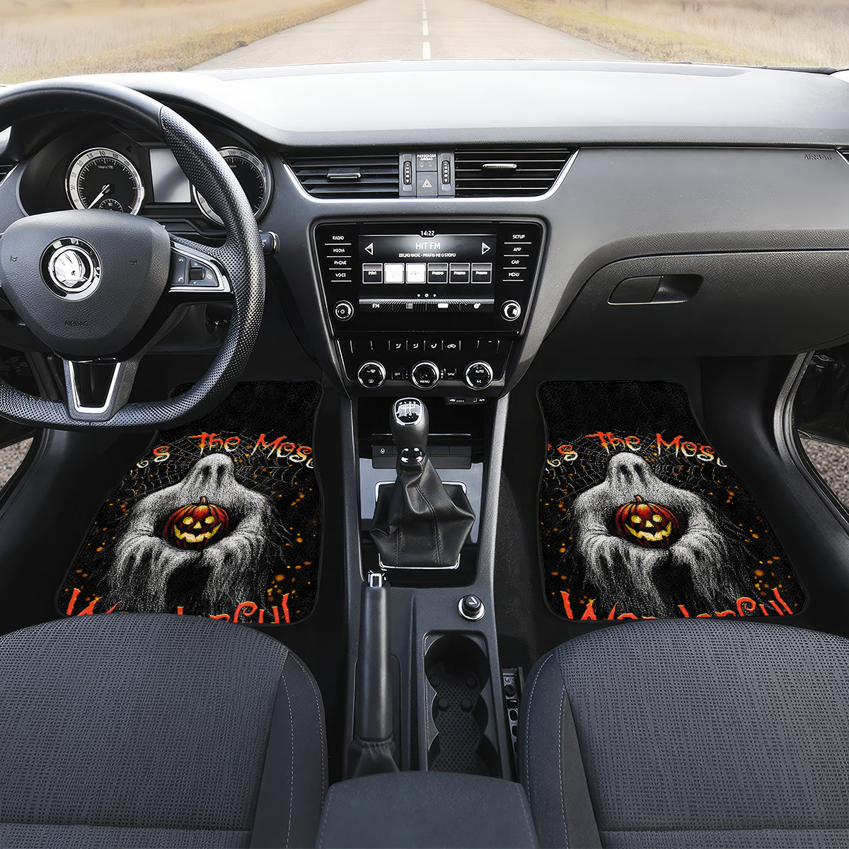 It's The Most Wonderful Time Halloween Car Mats - Wonder Print Shop