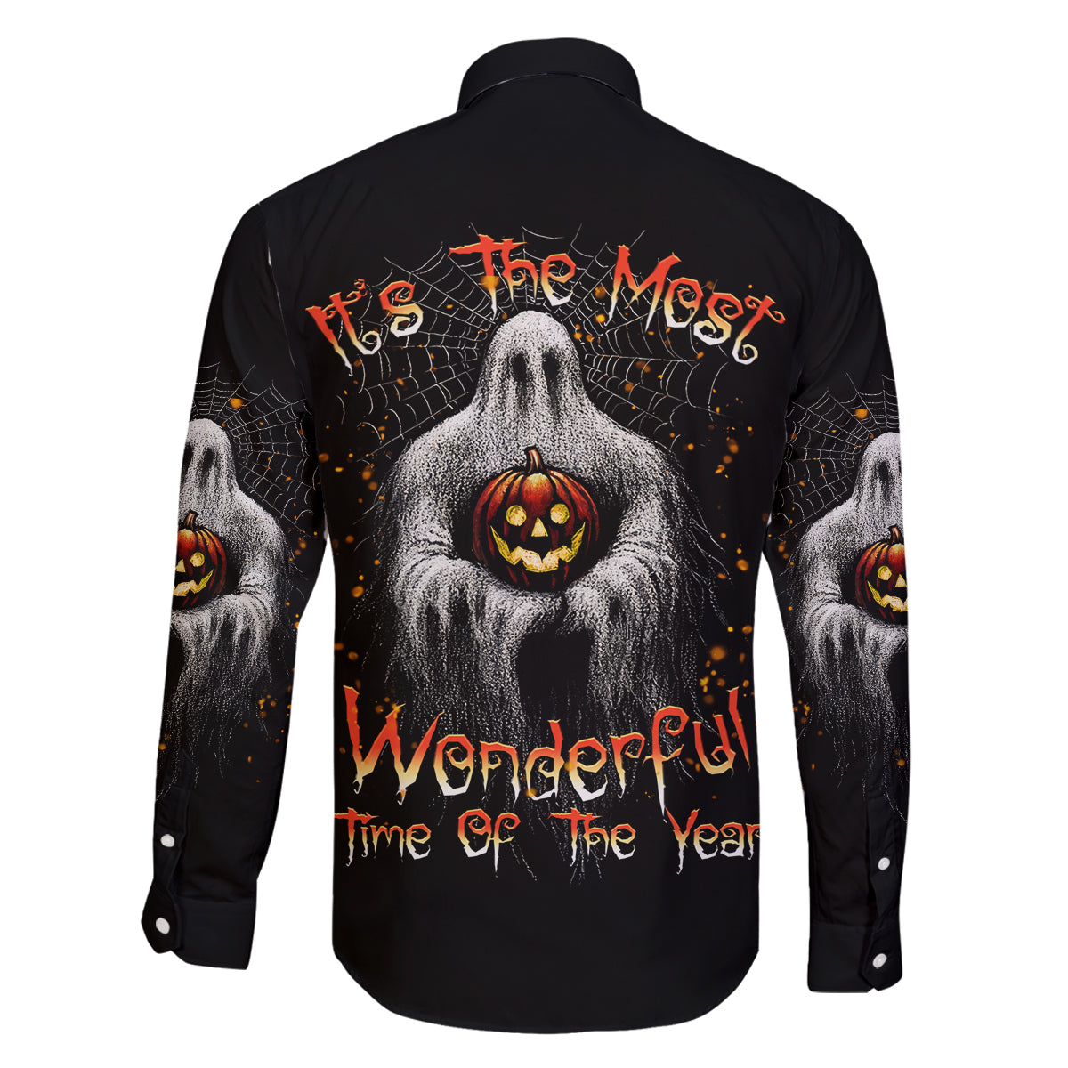 It's The Most Wonderful Time Halloween Family Matching Tank Maxi Dress and Hawaiian Shirt - Wonder Print Shop