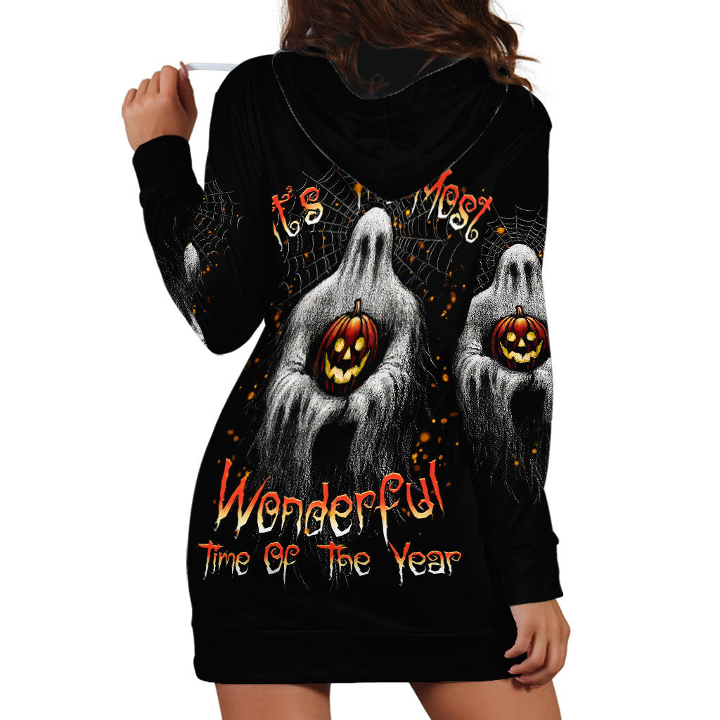 It's The Most Wonderful Time Halloween Hoodie Dress - Wonder Print Shop