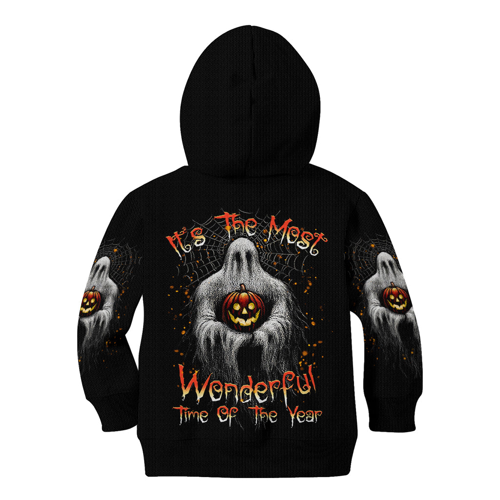 It's The Most Wonderful Time Halloween Kid Hoodie - Wonder Print Shop