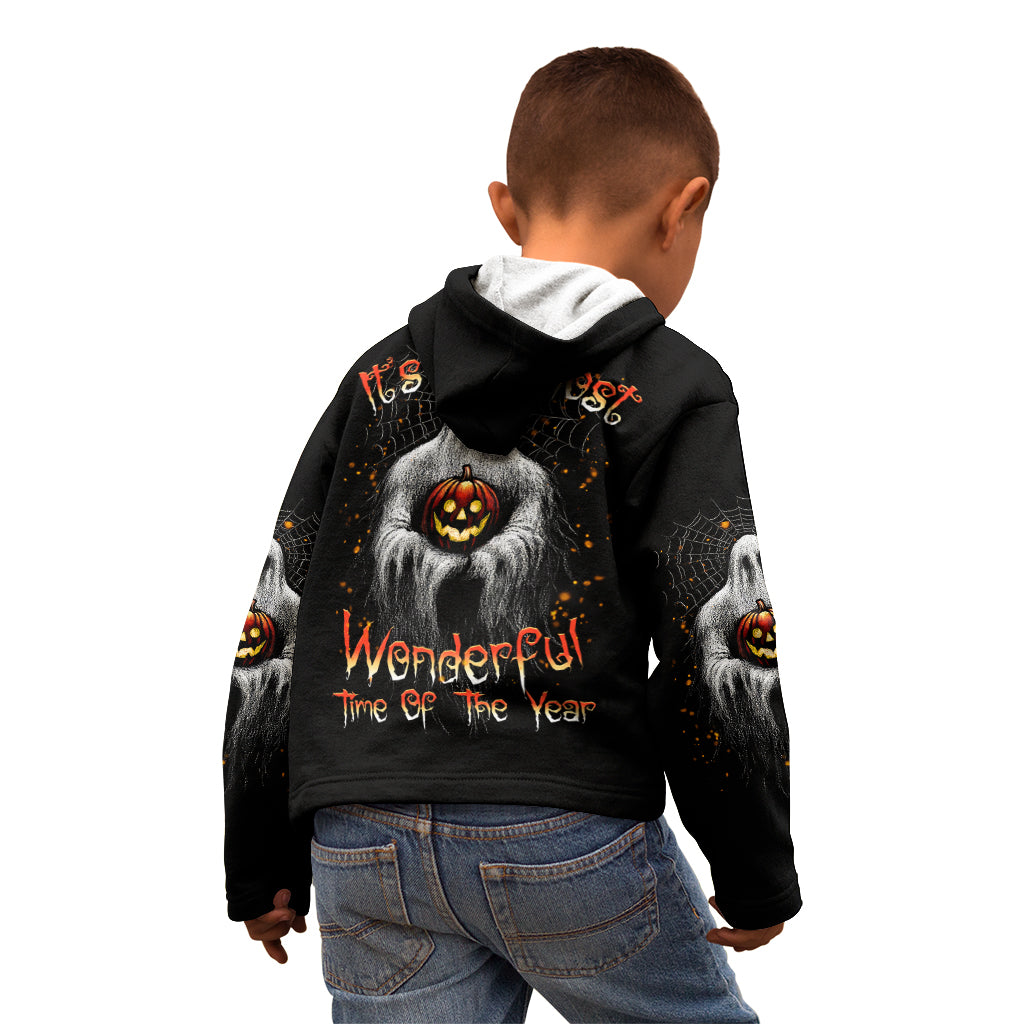 It's The Most Wonderful Time Halloween Kid Hoodie - Wonder Print Shop