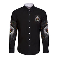 It's The Most Wonderful Time Halloween Long Sleeve Button Shirt - Wonder Print Shop