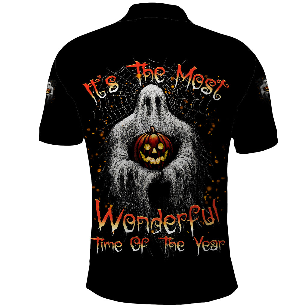 It's The Most Wonderful Time Halloween Polo Shirt - Wonder Print Shop