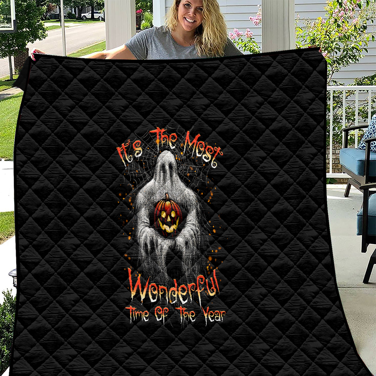 It's The Most Wonderful Time Halloween Quilt - Wonder Print Shop