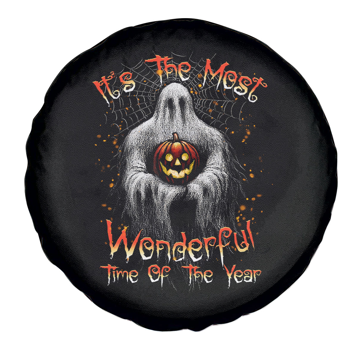It's The Most Wonderful Time Halloween Spare Tire Cover - Wonder Print Shop