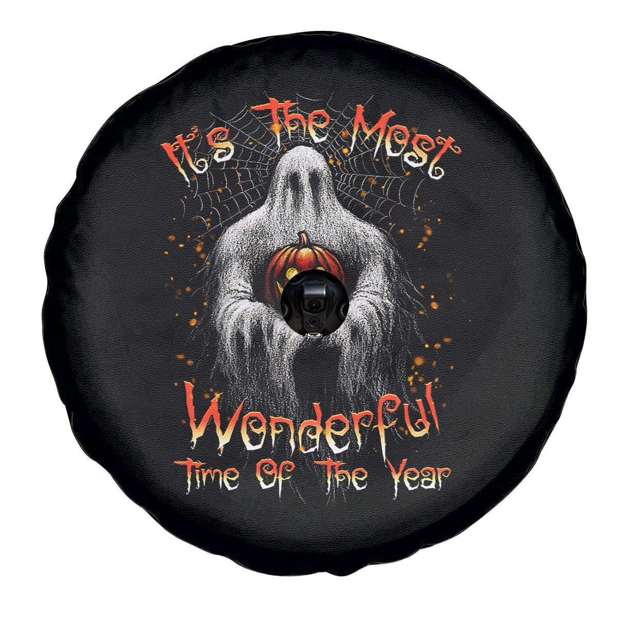 It's The Most Wonderful Time Halloween Spare Tire Cover - Wonder Print Shop