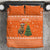 Bhutan Christmas Bedding Set with Takin Santa Hat Christmas Tree and Snowflake Pattern in Orange - Wonder Print Shop