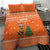 Bhutan Christmas Bedding Set with Takin Santa Hat Christmas Tree and Snowflake Pattern in Orange - Wonder Print Shop