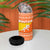 Bhutan Christmas 4 in 1 Can Cooler Tumbler with Takin Santa Hat Christmas Tree and Snowflake Pattern in Orange - Wonder Print Shop