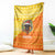 Bhutan Christmas Blanket with Takin Reindeer Antlers Santa Hat and Yellow Orange Holiday Pattern - Wonder Print Shop