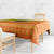 Bhutan Christmas Tablecloth with Takin Reindeer Antlers Santa Hat and Yellow Orange Holiday Pattern - Wonder Print Shop