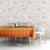 Bhutan Christmas Tablecloth with Takin Reindeer Antlers Santa Hat and Yellow Orange Holiday Pattern - Wonder Print Shop