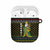 Brunei Christmas AirPods Case with Traditional Santa Gift Basket and Black Yellow Red Holiday Pattern - Wonder Print Shop
