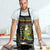 Brunei Christmas Apron with Traditional Santa Gift Basket and Black Yellow Red Holiday Pattern - Wonder Print Shop