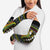 Brunei Christmas Arm Sleeves with Traditional Santa Gift Basket and Black Yellow Red Holiday Pattern - Wonder Print Shop