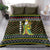 Brunei Christmas Bedding Set with Traditional Santa Gift Basket and Black Yellow Red Holiday Pattern - Wonder Print Shop