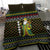Brunei Christmas Bedding Set with Traditional Santa Gift Basket and Black Yellow Red Holiday Pattern - Wonder Print Shop