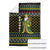 Brunei Christmas Blanket with Traditional Santa Gift Basket and Black Yellow Red Holiday Pattern - Wonder Print Shop