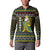 Brunei Christmas Button Sweatshirt with Traditional Santa Gift Basket and Black Yellow Red Holiday Pattern - Wonder Print Shop
