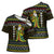 Brunei Christmas Cross Shoulder Shirt with Traditional Santa Gift Basket and Black Yellow Red Holiday Pattern - Wonder Print Shop