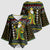 Brunei Christmas Kimono Sleeve Blouse with Traditional Santa Gift Basket and Black Yellow Red Holiday Pattern - Wonder Print Shop