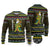 Brunei Christmas Ugly Christmas Sweater with Traditional Santa Gift Basket and Black Yellow Red Holiday Pattern - Wonder Print Shop
