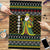 Brunei Christmas Puzzle with Traditional Santa Gift Basket and Black Yellow Red Holiday Pattern - Wonder Print Shop