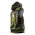 Brunei Christmas Sleeveless Hoodie with Traditional Santa Gift Basket and Black Yellow Red Holiday Pattern - Wonder Print Shop