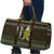 Brunei Christmas Travel Bag with Traditional Santa Gift Basket and Black Yellow Red Holiday Pattern - Wonder Print Shop