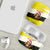 Brunei Christmas AirPods Case with Cartoon Monkey Santa Hat Candy Cane and Yellow Black Flag Pattern - Wonder Print Shop