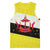 Brunei Christmas Basketball Jersey with Cartoon Monkey Santa Hat Candy Cane and Yellow Black Flag Pattern - Wonder Print Shop