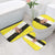 Brunei Christmas Bathroom Set with Cartoon Monkey Santa Hat Candy Cane and Yellow Black Flag Pattern - Wonder Print Shop