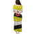 Brunei Christmas Family Matching Puletasi and Hawaiian Shirt with Cartoon Monkey Santa Hat Candy Cane and Yellow Black Flag Pattern - Wonder Print Shop