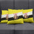 Brunei Christmas Pillow Cover with Cartoon Monkey Santa Hat Candy Cane and Yellow Black Flag Pattern - Wonder Print Shop