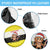 Brunei Christmas Spare Tire Cover with Cartoon Monkey Santa Hat Candy Cane and Yellow Black Flag Pattern - Wonder Print Shop