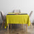 Brunei Christmas Tablecloth with Cartoon Monkey Santa Hat Candy Cane and Yellow Black Flag Pattern - Wonder Print Shop