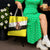 Brunei Christmas Tote Bag with Cartoon Monkey Santa Hat Candy Cane and Yellow Black Flag Pattern - Wonder Print Shop