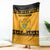 Montenegro Christmas Blanket with Gold-Black Theme, Double-Headed Eagle, and Map Motif - Wonder Print Shop