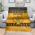 Montenegro Christmas Blanket with Gold-Black Theme, Double-Headed Eagle, and Map Motif - Wonder Print Shop