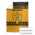 Montenegro Christmas Blanket with Gold-Black Theme, Double-Headed Eagle, and Map Motif - Wonder Print Shop