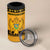 Montenegro Christmas 4 in 1 Can Cooler Tumbler with Gold-Black Theme, Double-Headed Eagle, and Map Motif - Wonder Print Shop