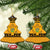 Montenegro Christmas Ceramic Ornament with Gold-Black Theme, Double-Headed Eagle, and Map Motif - Wonder Print Shop