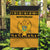 Montenegro Christmas Garden Flag with Gold-Black Theme, Double-Headed Eagle, and Map Motif - Wonder Print Shop