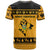 Montenegro Christmas T Shirt with Gold-Black Theme, Double-Headed Eagle, and Map Motif - Wonder Print Shop