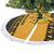 Montenegro Christmas Tree Skirt with Gold-Black Theme, Double-Headed Eagle, and Map Motif - Wonder Print Shop