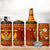 Montenegro Christmas 4 in 1 Can Cooler Tumbler with Red-Gold Theme, Double-Headed Eagle, and Santa Motif - Wonder Print Shop